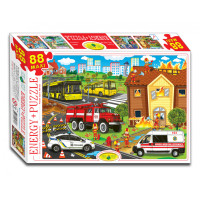 Детские Пазлы "Транспорт" 83453 ЕГ-19 88 элементов(83453)