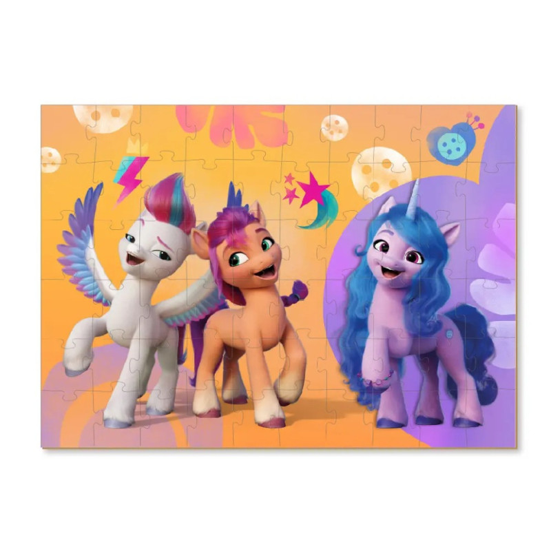 Дитячі Пазли My Little Pony "Яскраві образи" DoDo 200139 60 елементів, з фігуркою