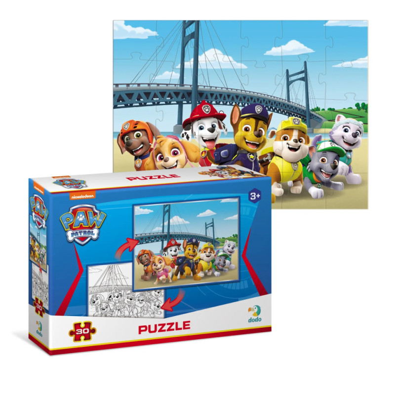 Дитячі Пазли 2 в 1 Paw Patrol "Щенячий патруль" DoDo 200159 30 елементів
