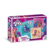 Детские Пазлы 3 в 1 My Little Pony "Иззи и Санни" DoDo 200385