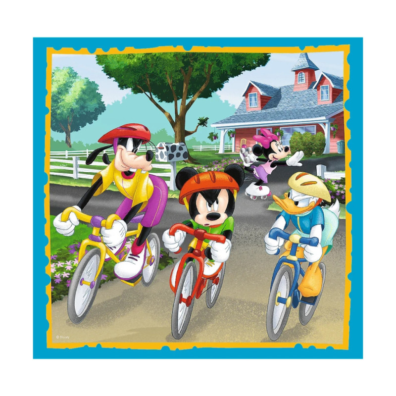 Дитячі пазли 3 в 1 Disney "Міккі Маус з друзями" Trefl 34846