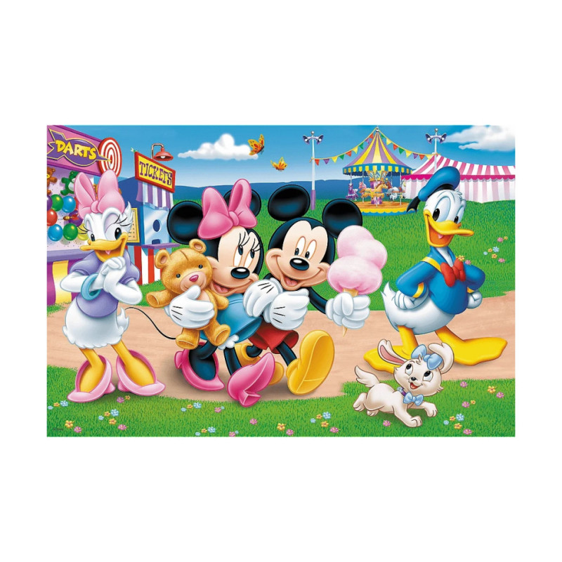 Дитячі пазли SUPER МАХІ Disney "Парк розваг" Trefl 41005 24 елементи, з розфарбовкою