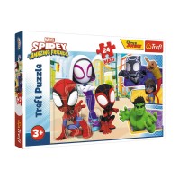 Дитячі пазли МАХІ Marvel "Спайдермен та його друзі" Trefl 14348 24 елементи