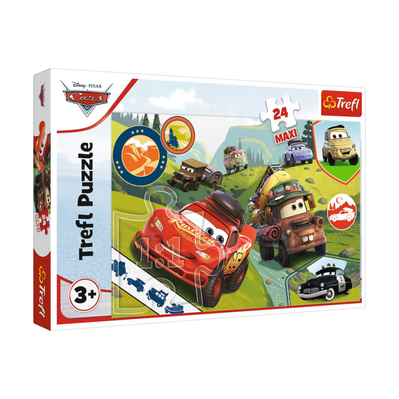 Дитячі пазли МАХІ Disney "Весела подорож" Trefl 14352 24 елементи