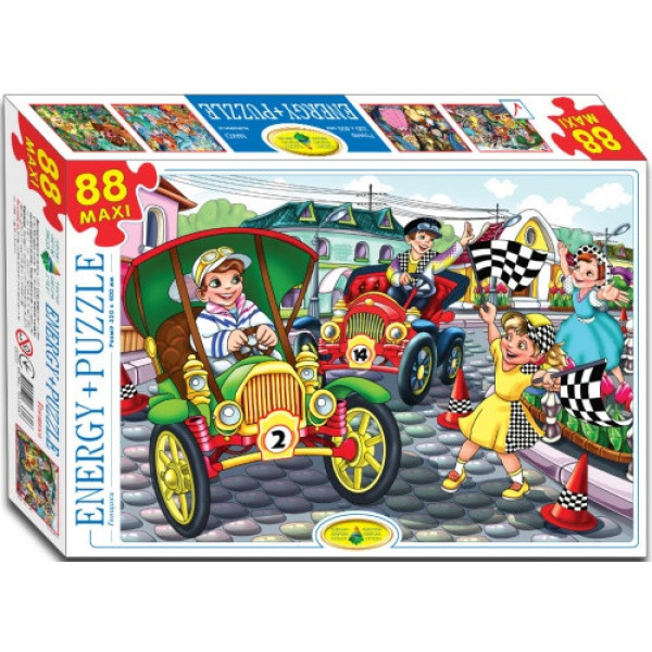 Детские Пазлы "Гонщики"  83316 ЕГ-05 88 элементов(83316E)