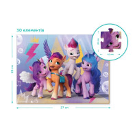 Детские Пазлы My Little Pony "Пиключения с подружками" DoDo 200306 30 элементов(200306)