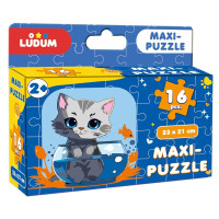 Дитячі пазл "Котик 1" Maxi-Puzzle ME5032-02, 16 елементів 23х21 см (ME5032-02)