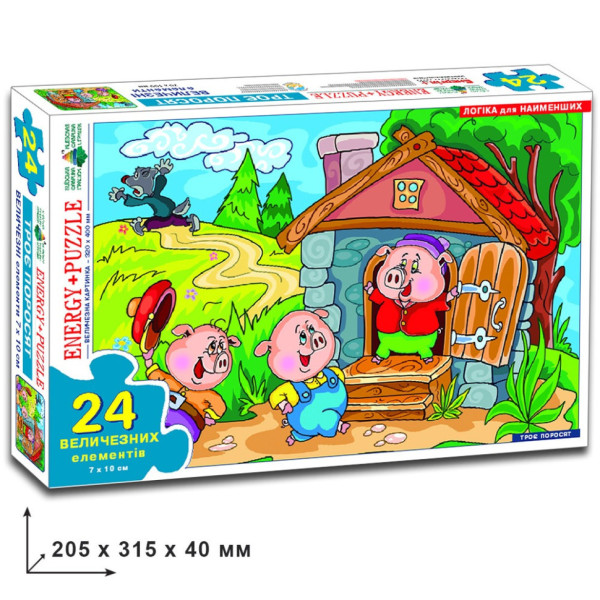 Гра-пазл "Троє поросят" Упаковка: коробка 82098 24 ел (82098)