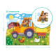 Детский пазл "Мишка-тракторист" DoDo  300371, 30 эл.(300371)