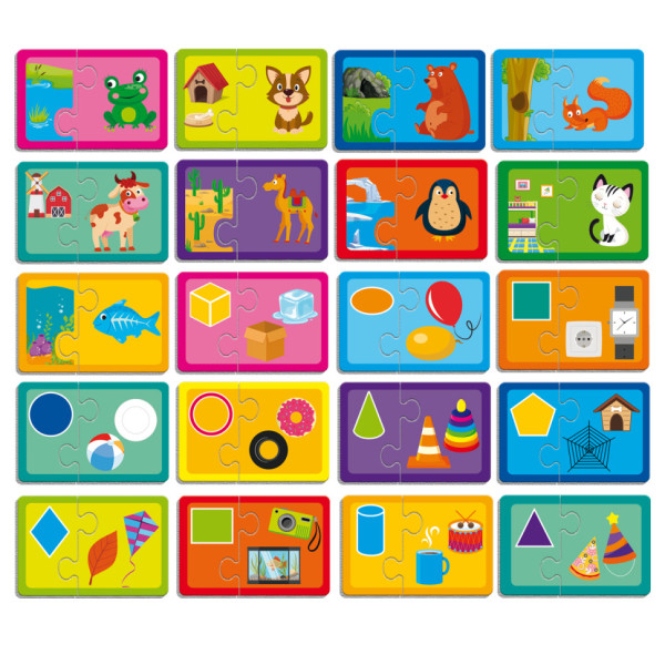 Пазли "Знайди пару. Хто де живе? На що схоже?" VT5003-03 Укр (VT5003-03)