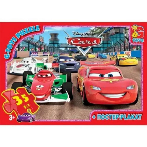 Пазлы детские "Тачки" Z10215, 35 элементов(Z10215)