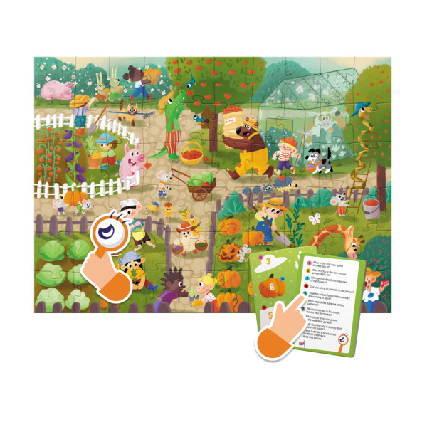 Детский Виммельпазл "Лето в деревне" 300558, 60 элементов(300558)