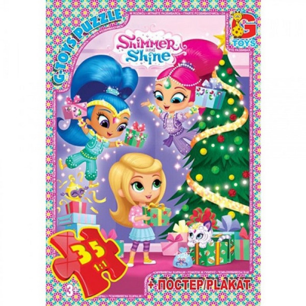 Детский пазл классический "Шиммер и Шайн" OS603 плакат 35 элементов(OS603)