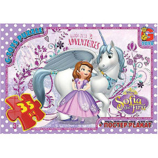 Детский пазл "София Прекрасная" SF018 плакат 35 элементов(SF018)