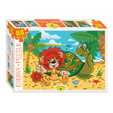 Детские Пазлы "Львёнок и Черепаха" 83361 ЕГ-10 88 элементов(83361)
