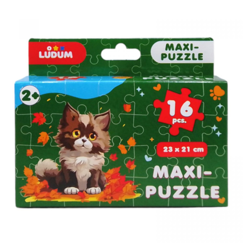 Пазл детский макси "Котик 3" ME5032-04, 16 крупных элементов
