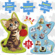Дитячий розвиваючий Пазл-гігант "Кіт" 2 в 1 ME5032-32, 31 елемент (ME5032-32)