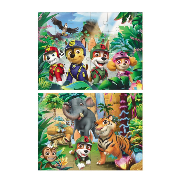 Пазл детский 2 в 1 "Приключения в джунглях" 200572, 36 элементов(200572)