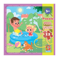 Пазлы детские "Детская площадка" LX02, 12 элементов(LX02)