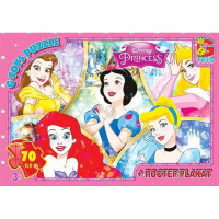 Пазли дитячі "Принцеси Дісней" PD80, 70 елементів (PD80)