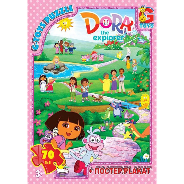 Пазли дитячі "Дора" DZ04, 70 елементів (DZ04)