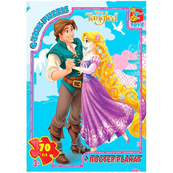 Пазли дитячі "Рапунцель" TA014, 70 елементів (TA014)
