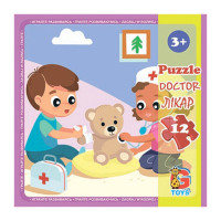 Пазли дитячі "Дитячий майданчик" LX03, 12 елементів (LX03)