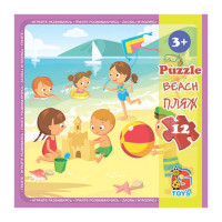 Пазли дитячі "Дитячий майданчик" LX04, 12 елементів (LX04)