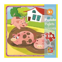 Пазли дитячі "Ферма" LA03, 16 елементів (LA03)