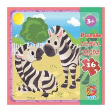 Пазли дитячі "Зоопарк" LZ05, 16 елементів (LZ05)