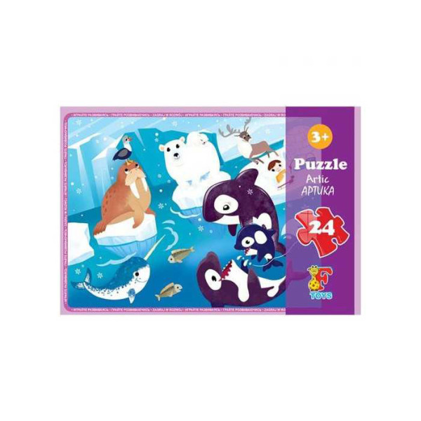 Пазли дитячі "Арктика" FA01, 24 елементи (FA01)
