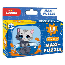 Дитячі пазл "Котик 1" Maxi-Puzzle ME5032-02, 16 елементів 23х21 см (ME5032-02)