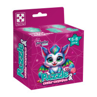Детские пазлы с сюрпризом "Цветной дракончик" VT8030-05, 180 деталей(VT8030-05)