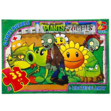 Детский пазл "Растения против Зомби" PVZ02 постер, 35 элементов(PVZ02)