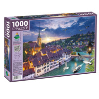 Пазл класичний "Берн.Швейцарія. Схід і захід сонця" 83637, 1000 елементів (83637)