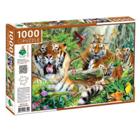 Пазл класичний "Тигри на відпочинку" 83552, 1000 елементів (83552)