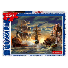 Пазл класичний "Морський бій" С260-14-14, 260 елементів (С260-14-14)
