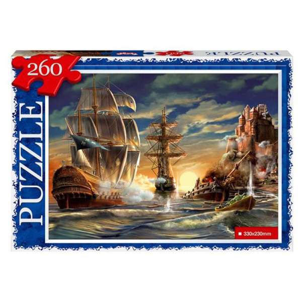 Пазл класичний "Морський бій" С260-14-14, 260 елементів (С260-14-14)