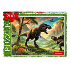 Пазл класичний "Динозаври" С260-14-09, 260 елементів (С260-14-09)