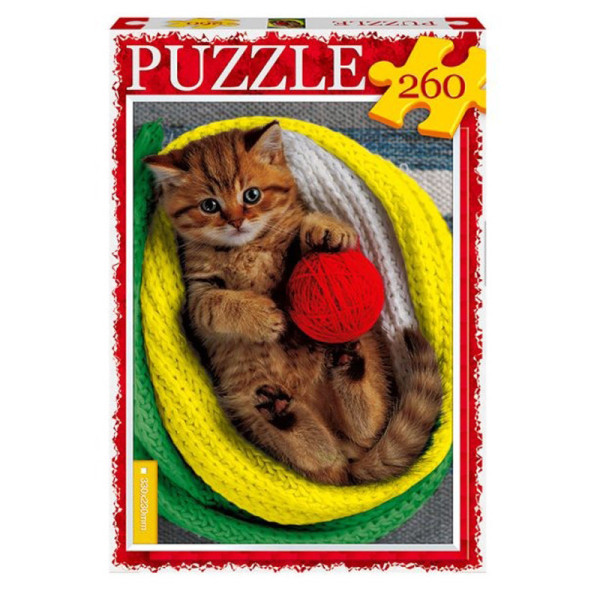 Пазл класичний "Котик" С260-14-06, 260 елементів (С260-14-06)