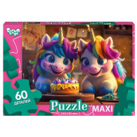 Пазл класичний "Єдинороги" Mx60-11-06, 60 елементів (Mx60-11-06)