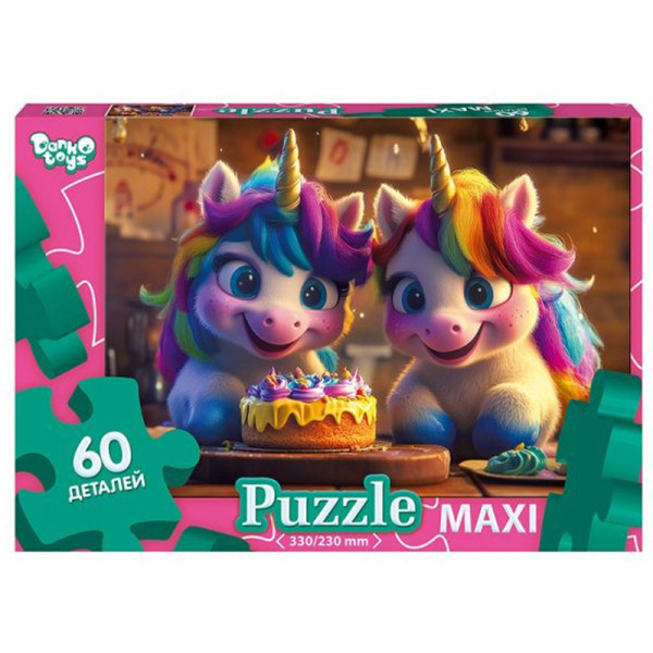 Пазл класичний "Єдинороги" Mx60-11-06, 60 елементів (Mx60-11-06)