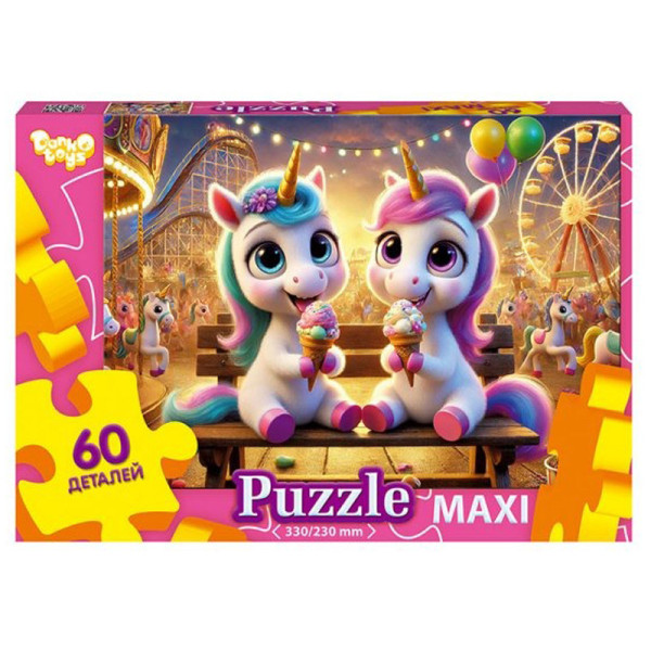 Пазл класичний "Єдинороги" Mx60-11-05, 60 елементів (Mx60-11-05)