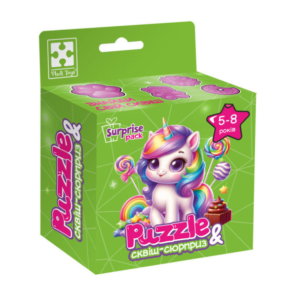 Дитячі пазли з сюрпризом "Єдиноріжка"2 VT8030-02, 180 деталей (VT8030-02)