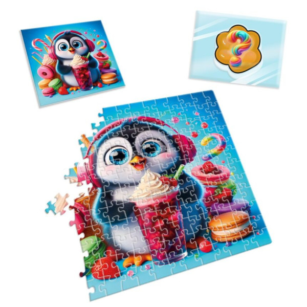 Дитячі пазли з сюрпризом "Пінгвінчик" VT8030-06, 180 деталей (VT8030-06)