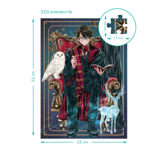 Дитячий пазл 3 в 1 "Династія чарівників" 200575 набір 4 в 1 (200575)