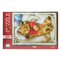 Класичні пазли "Funny kitten" C380-07-03, 380 елементів (C380-07-03)