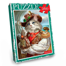 Пазл "Кот в шляпе" Danko Toys C260-13-01, 260 эл.(C260-13-01)
