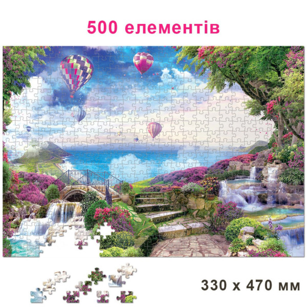 Пазл класичний "Прекрасний вид на море" 84924, 500 елементів (84924)