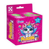 Дитячі пазли з сюрпризом "Котик-єдиноріжка" VT 8030-07, 180 деталей (VT8030-07)